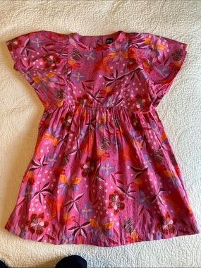 Tea Butterfly Sleeve Twirl Dress - 7
